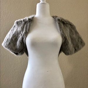 Faux fur bolero 14” length